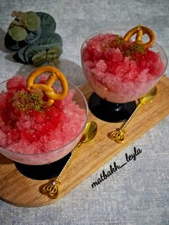 عکسی از دستور یخ در بهشت هندوانه