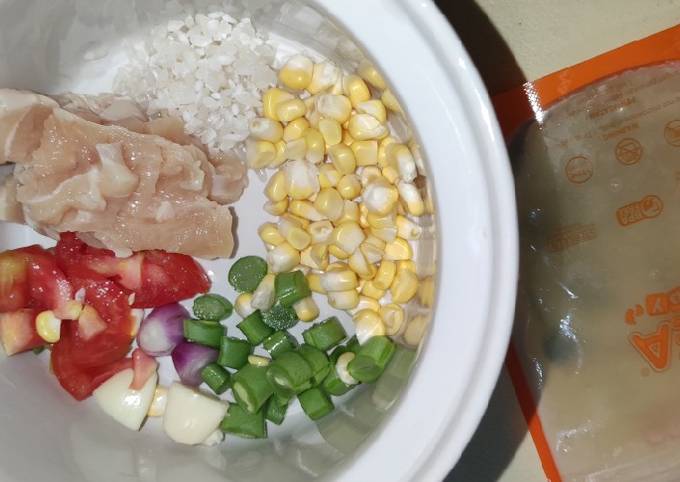 MPASI Ay ay 6M+ (bubur Ayam Jagung)