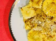 Una foto di pasta ripiena