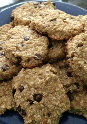 Una foto de Galletitas de banana y avena