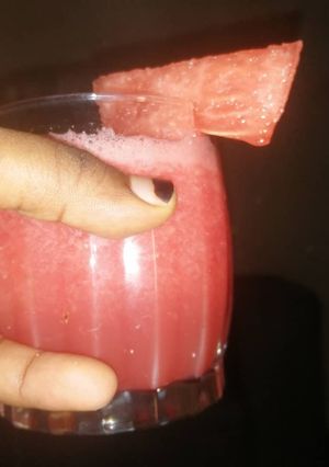 A picture of Watermelon drink.