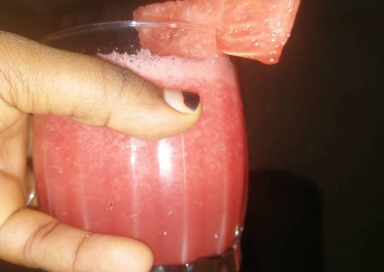 Simple Way to Make Perfect Watermelon drink