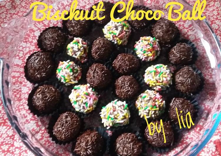 Cara Gampang Membuat Bisckuit Choco Ball Anti Gagal
