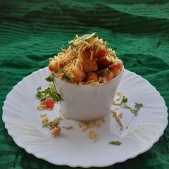 A picture of Paneer chaat.