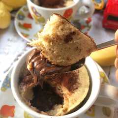 Foto di Mug cake banana e cioccolato