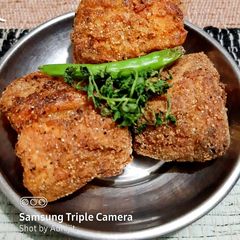 A picture of Amritsari fish fry.