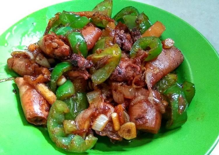 Resep Oseng asin cumi cabe gendot (mudah pisaaan), Anti Gagal