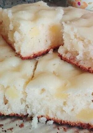 Una foto de Torta de Yogurt y manzana. (Sin huevos)