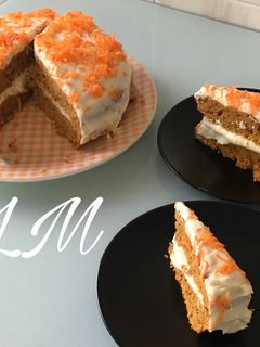 Una foto de Tarta de zanahorias