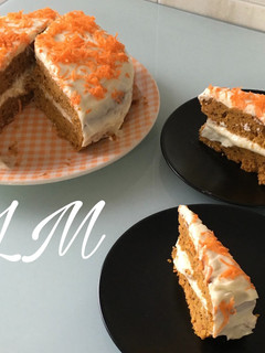 Una foto de Tarta de zanahorias