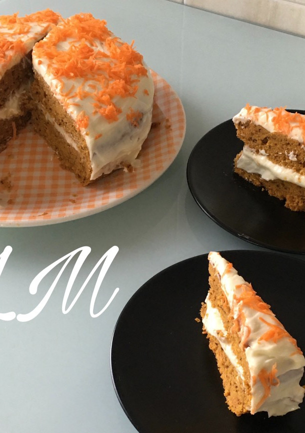 Una foto de Tarta de zanahorias