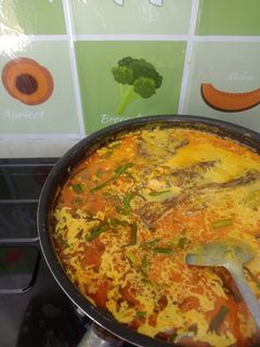 Foto resep Ikan asap kuah santan