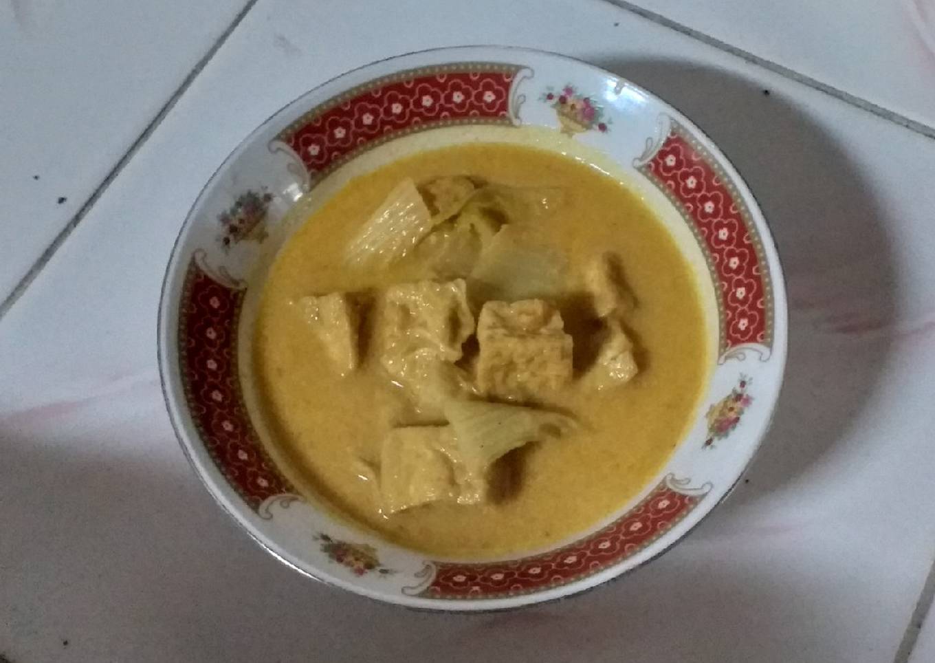 49. Sayur Kuning Sawi Putih Kentang Tahu