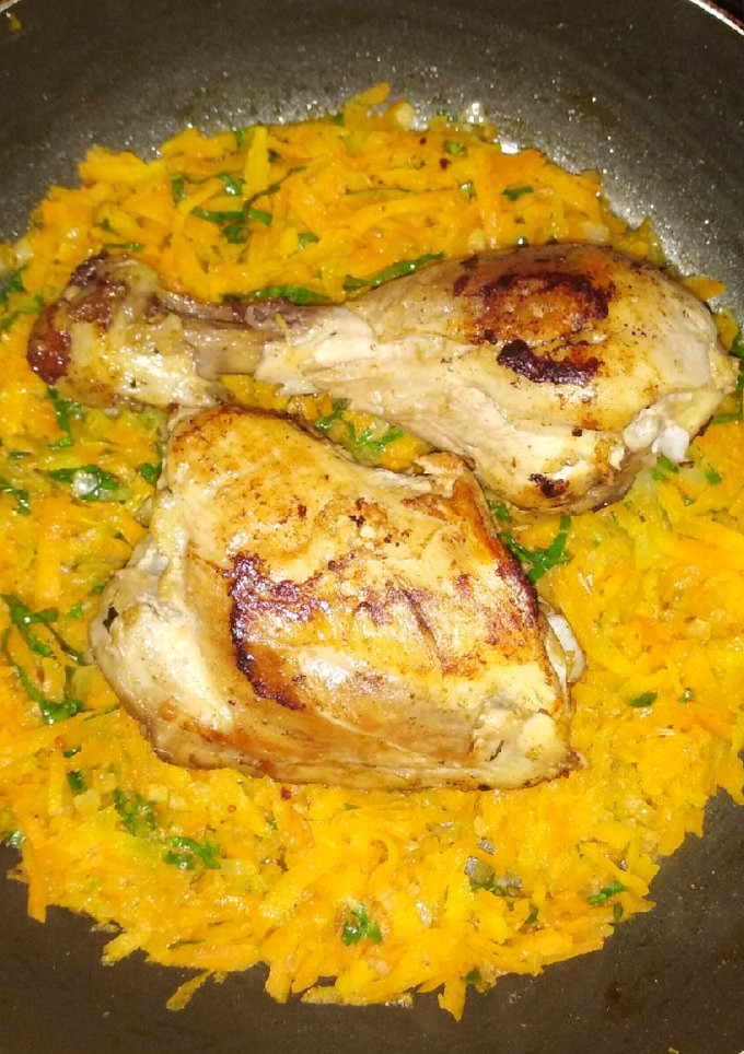 Una foto de Tutos de Pollo con Zanahorias y Albahaca