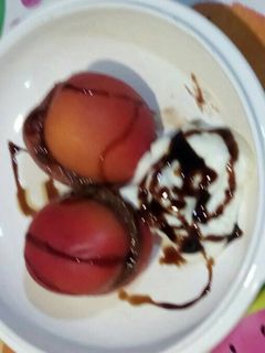 Una foto de Albaricoques rellenos de chocolate
