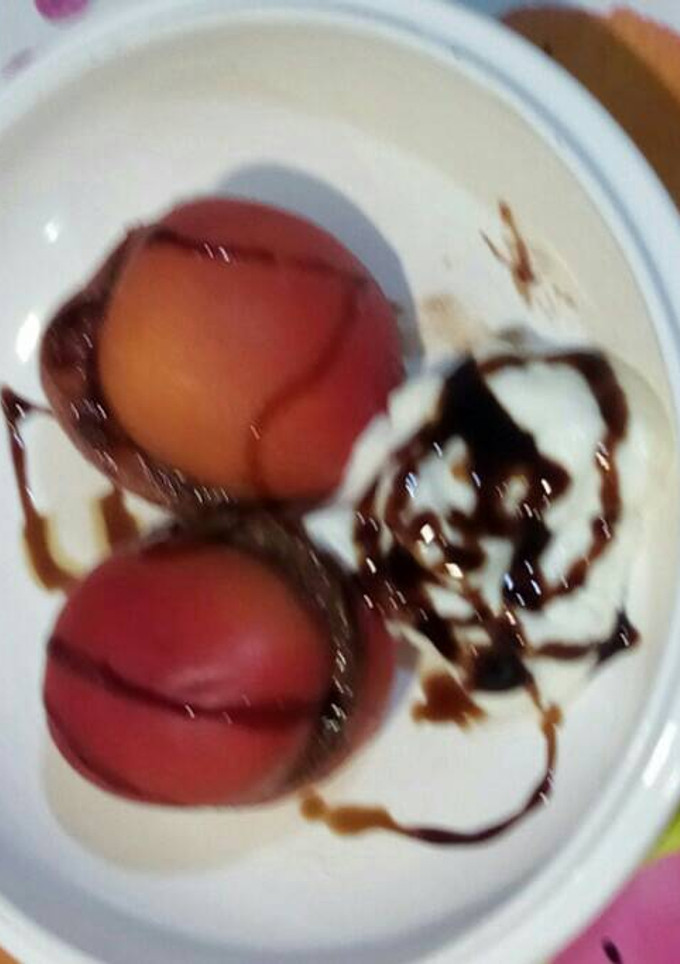 Una foto de Albaricoques rellenos de chocolate