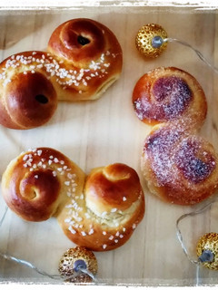 Una foto de Bollos de Santa Lucía