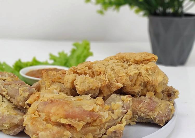 Resep !MANTAP Ayam Kentucky Sambel Pecel Lele ide masakan sehari hari