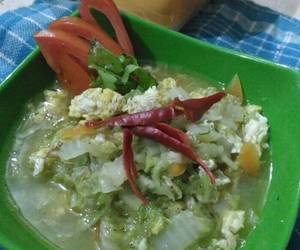 Resep Mudah Orak arik sawi putih Enak Sederhana Resep Mudah Orak arik sawi putih Enak Sederhana