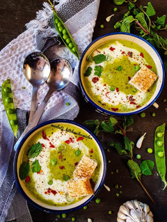 મટર-કાજુ સૂપ (Pea and cashew soup) રેસીપી મુખ્ય ફોટો