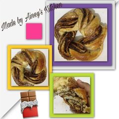 A picture of Nutella Bread 🍞 in my Style.