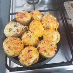 A picture of Potato skins with a twist.....
