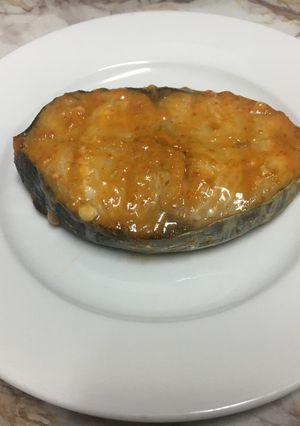 Hình của món Cá thu nướng muối ớt.