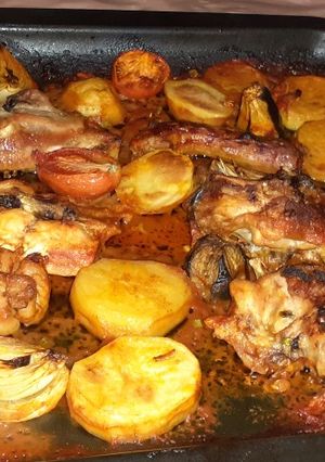 عکسی از دستور کباب مرغ تو فر