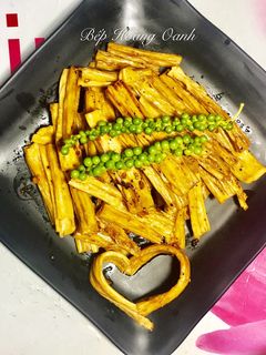 Hình của món Tàu Hủ Ky Kho Tiêu Chay.