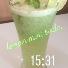 A picture of Lemon mint Soda.