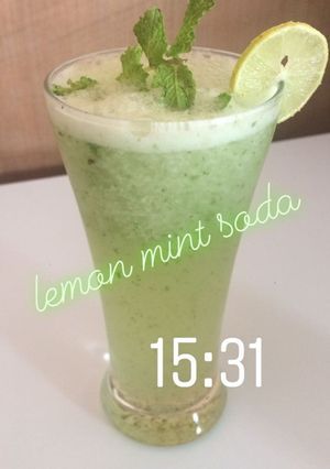 A picture of Lemon mint Soda.