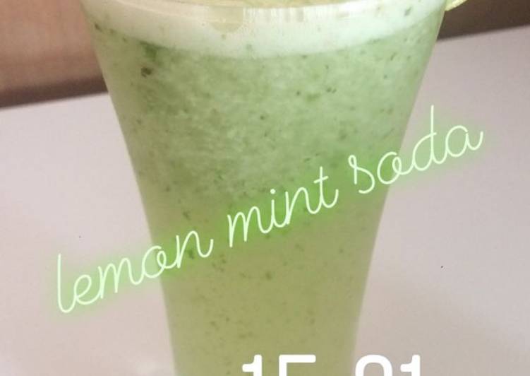 Recipe of Homemade Lemon mint Soda