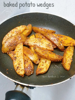 Foto resep Baked potato wedges