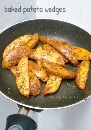Foto resep Baked potato wedges