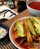 Salsa Roja para Chilaquiles o Enchiladas | Chile Serrano