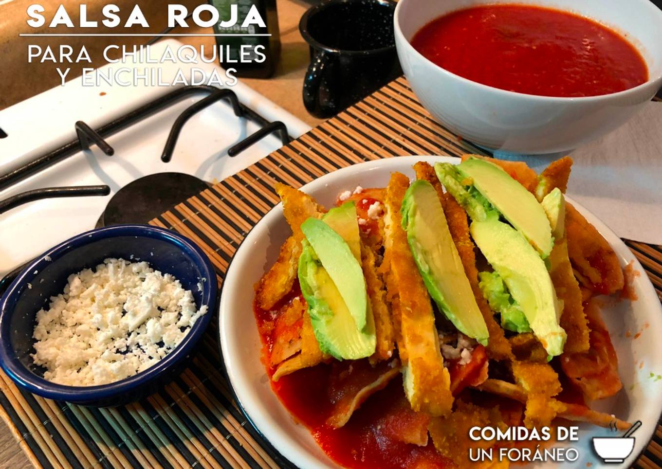Salsa Roja para Chilaquiles o Enchiladas | Chile Serrano