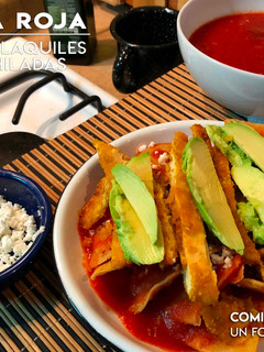Una foto de Salsa Roja para Chilaquiles o Enchiladas | Chile Serrano