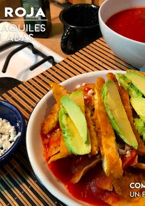 Una foto de Salsa Roja para Chilaquiles o Enchiladas | Chile Serrano