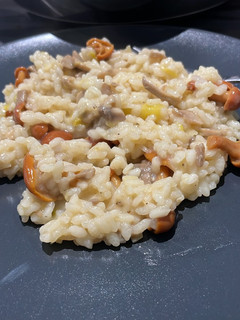 Una foto de Risotto de champiñones