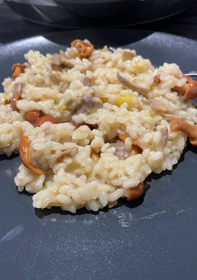 Una foto de Risotto de champiñones