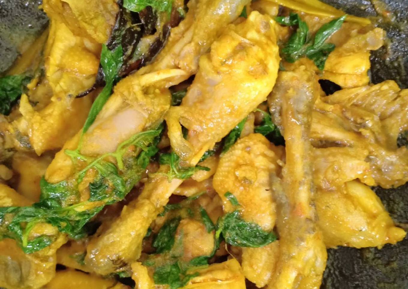 Resep Rica rica ayam kampung kemangi, Bikin Ngiler