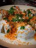 DAHI BHALLE | DAHI VADA | SPLIT GREEN MOONG DAL DAHI VADAS