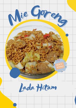 Foto resep Mie Goreng Lada Hitam Praktis
