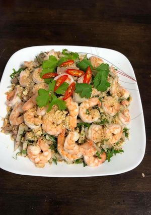 Hình của món Gỏi mít tôm thịt..