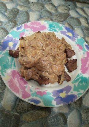 Foto resep Steak with mushroom sauce