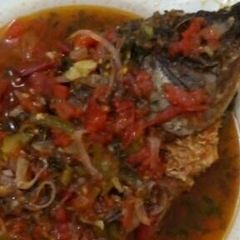 A picture of Fried Fish stew.
