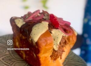 Una foto de Brioche de Pulled Pork