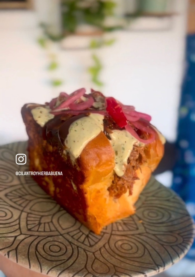 Una foto de Brioche de Pulled Pork