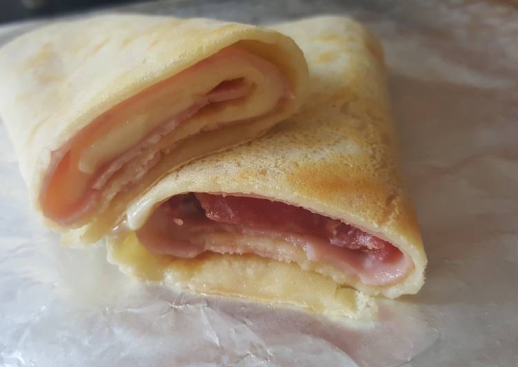 La Meilleur Recette De Crêpes au jambon fromage