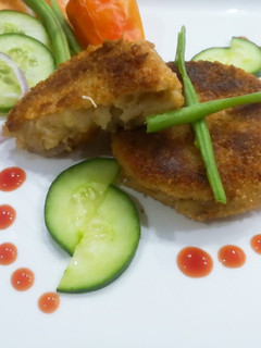 A picture of Potato cutlets.